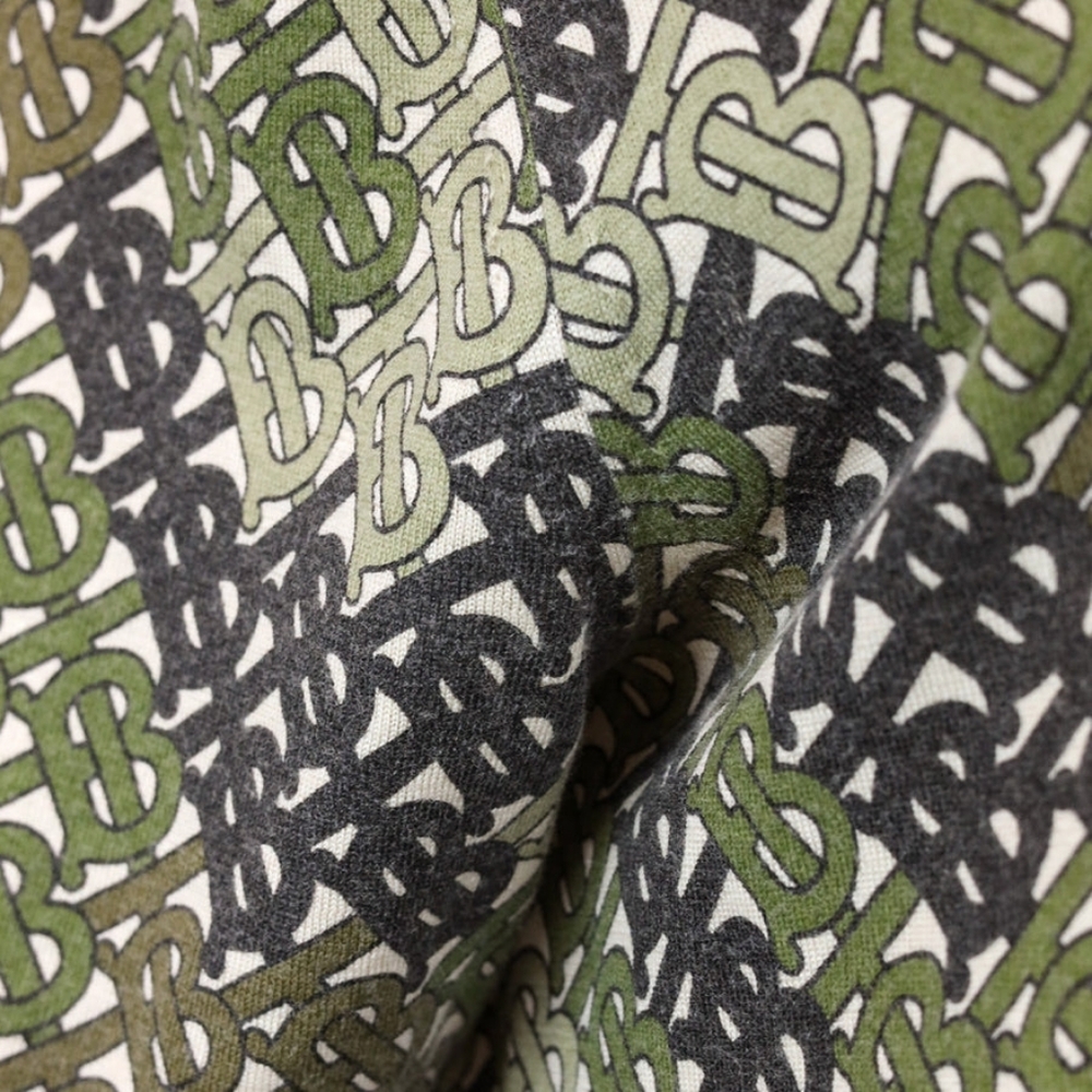 Burberry Multicolor Monogram Polo — Olive, Brown, Black - Picture 5 of 6
